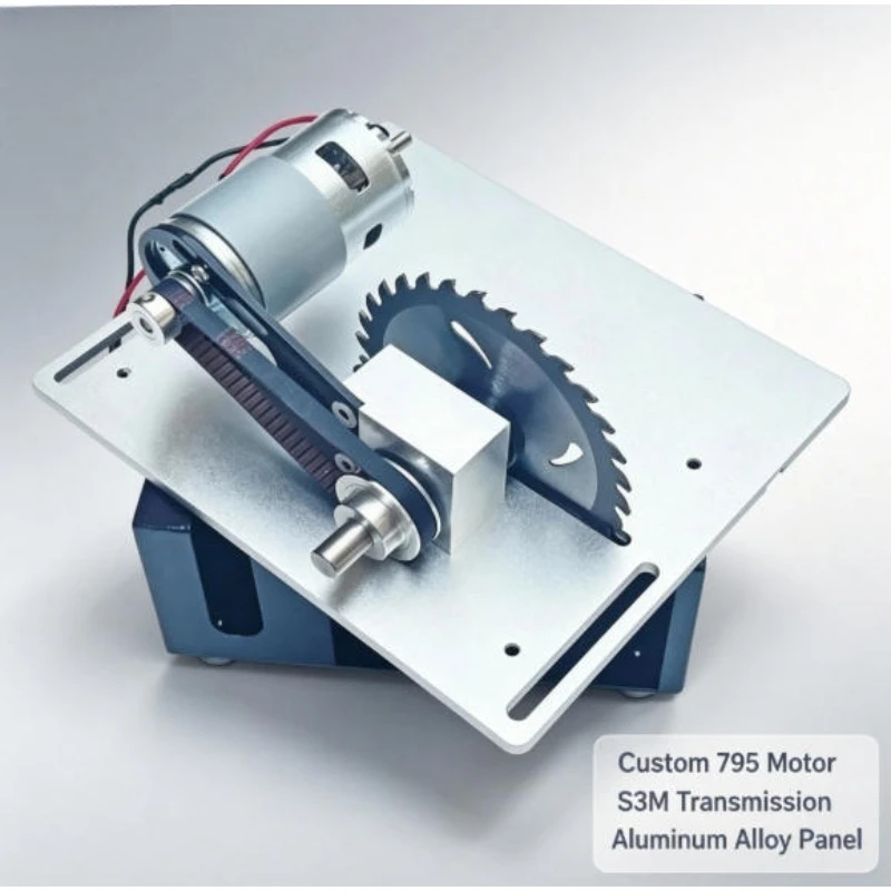 120W Mini Bench Saw Adjustable Multifunctional Table Saw for Woodworking DIY Cutting Machine Household Bench Lathe Cutter Tool
