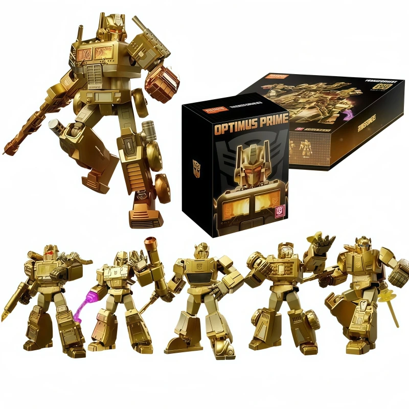 

Transformers 2025Almanac 10cm Collectible Action Figure Model Optimus Prime Bumblebee Megatron Soundwave Sideswipe Bulkhead Gift