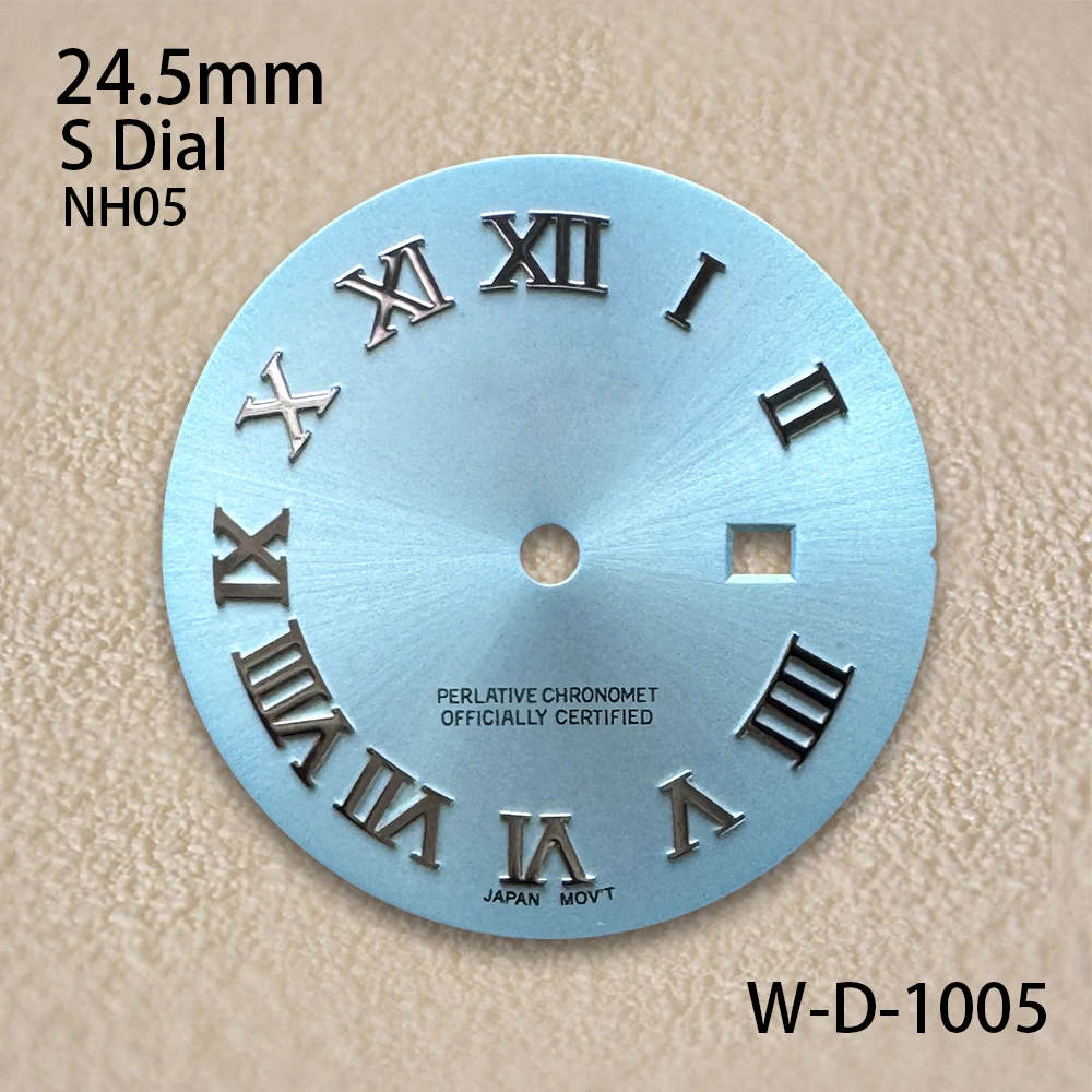S Logo Roman 24.5mm NH05 Dial Suitable For NH05 Movement High Quality Ladies ﻿Watch Modification Accessories