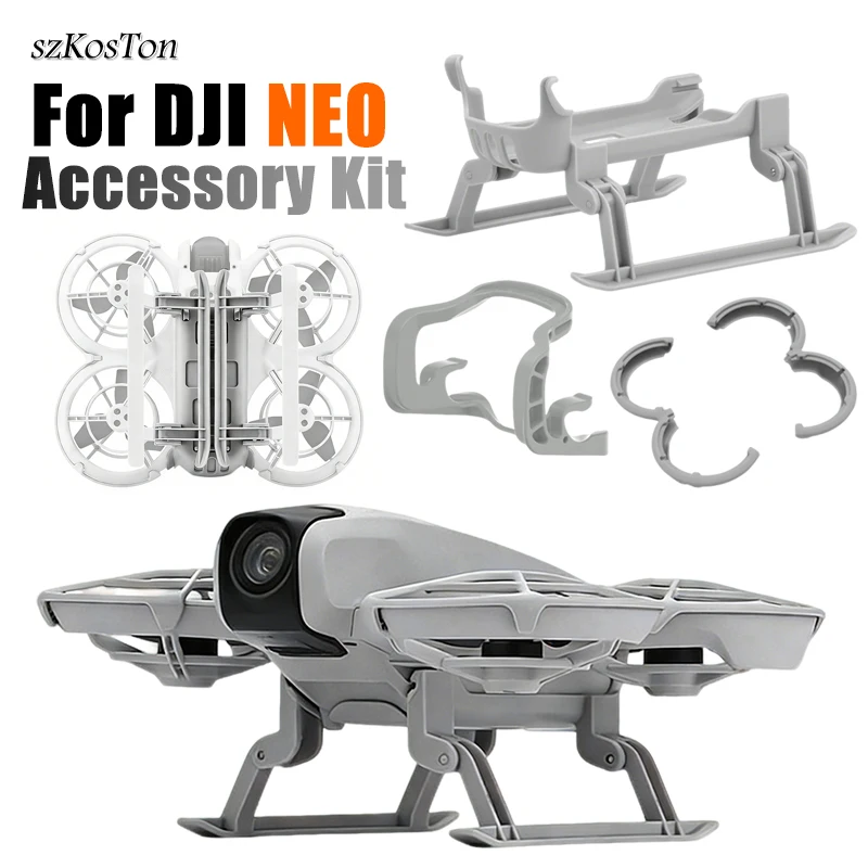 Landegestell für DJI Neo, höhenverstellbare Landebeine, faltbar, Schnellverschluss, Schutzstativ für DJI Neo Drohnen-Zubehör-Kit