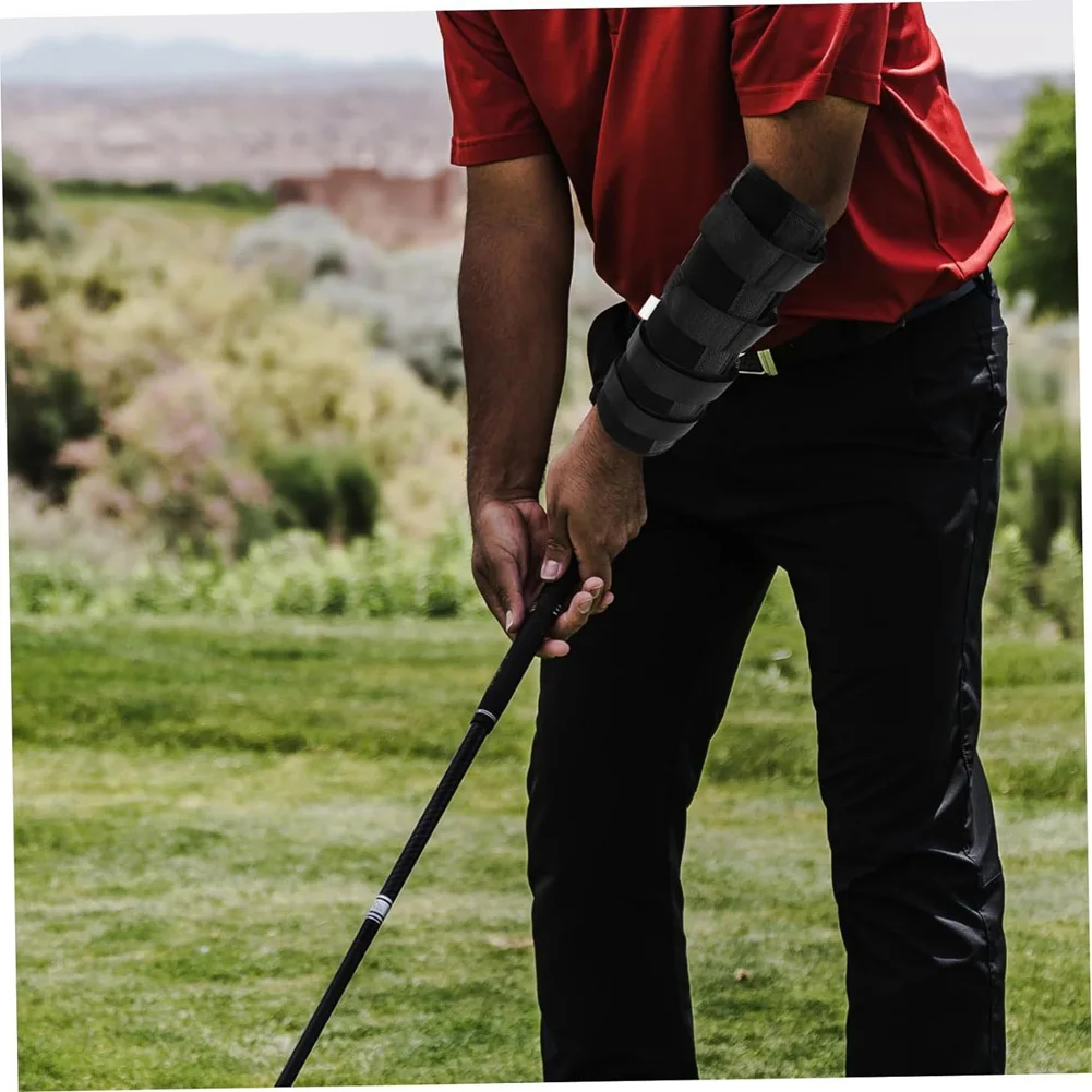 Abrazadera estabilizadora de Golf para hombre y mujer, brazo recto y giratorio, entrenador de Swing de Golf, para fijación