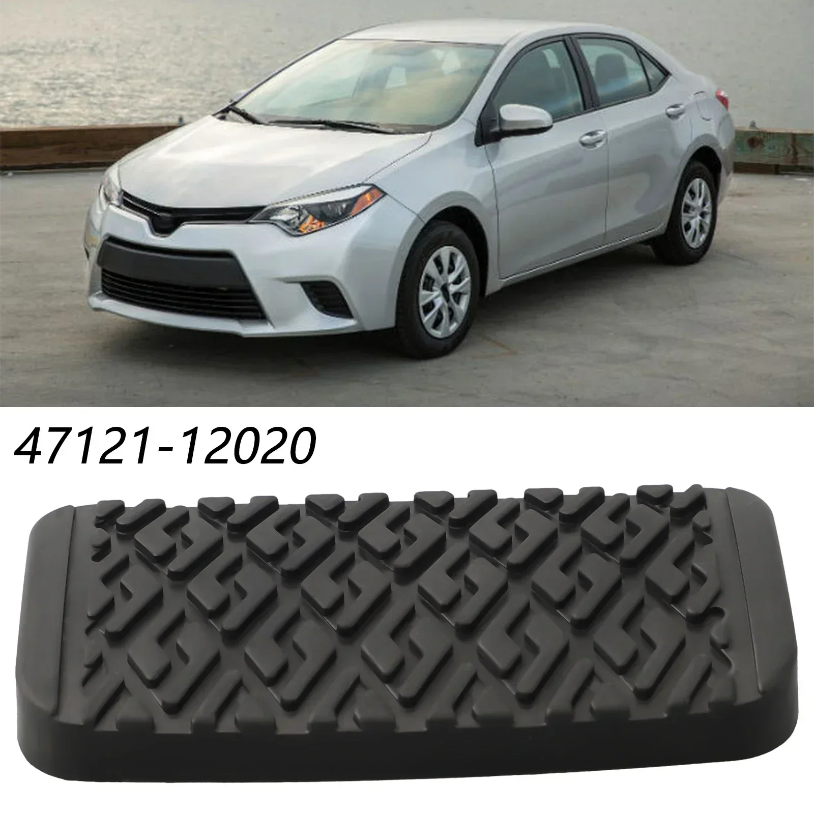 Car Clutch Brake Pedal Rubber Cover Pad For Toyota For Corolla For Matrix MR2 Paseo Tercel 47121-12020 Auto Interior Replacement