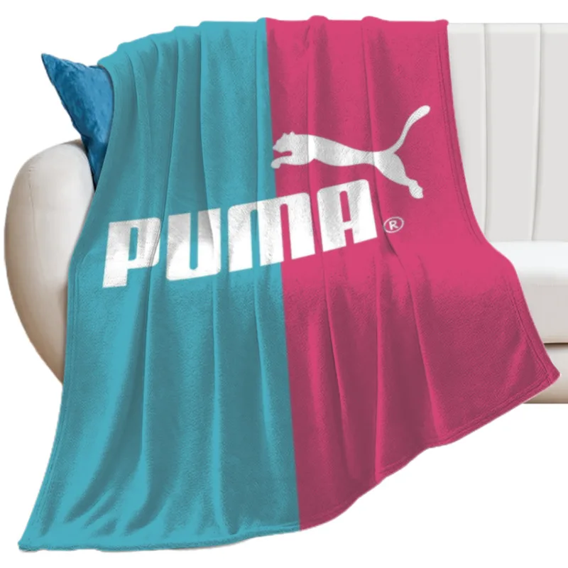 PUMA Throw Blanket Fuzzy Warm Throws for Winter Bedding3D Printing Soft Micro Fleece Blanket