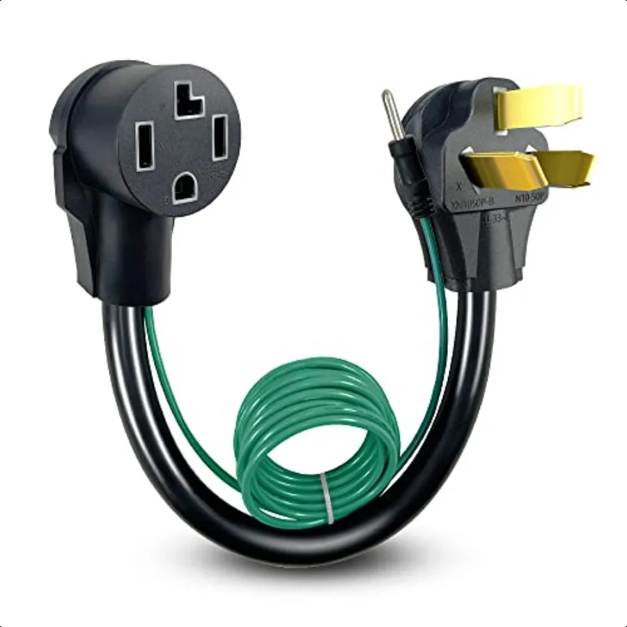 

NEMA 1050P Male to Dryer 1430R Female with Ground Wire 30A 125V 250V 18.9inch