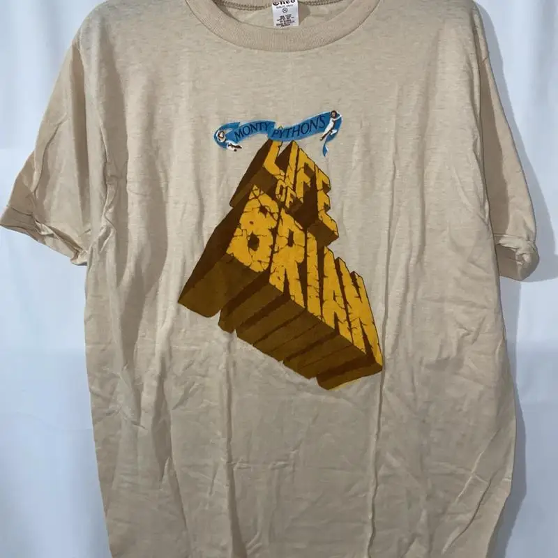 صحيح خمر 1979 مونتي بايثونز الحياة من بريان الفيلم الترويجي تي شيرت XL