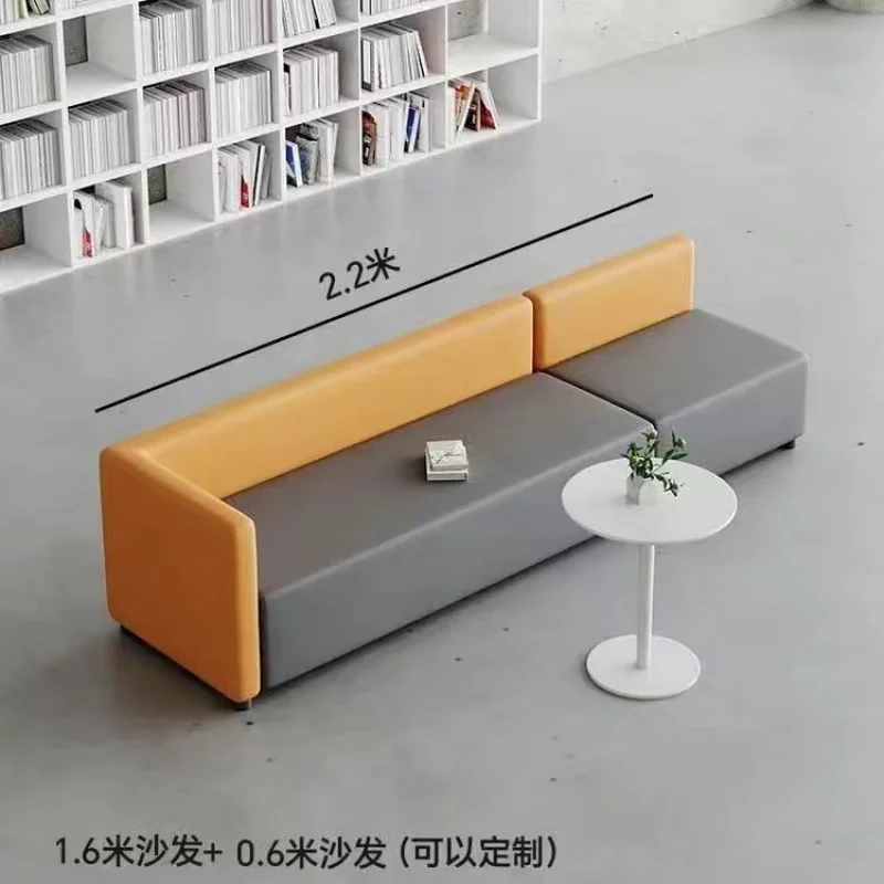 custom.[1042 People Collected] Office Reception Training Reception Rest Area Corner Simple Modern 4S Store Sofa Coffee