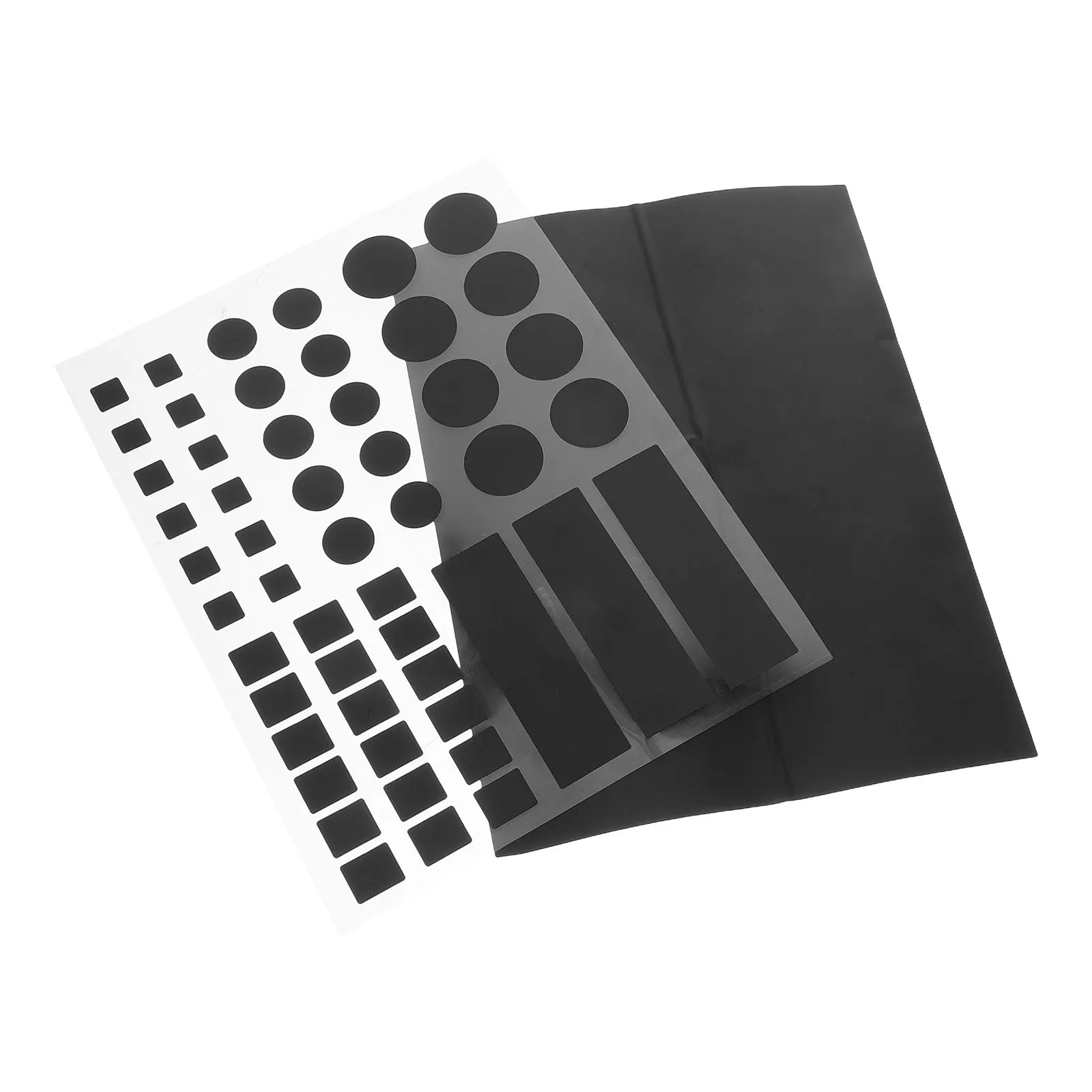 2Pcs Blackout Stickers Light Dimming Film LED Cover Tape for Indicator Lights Home Office Electronics Use