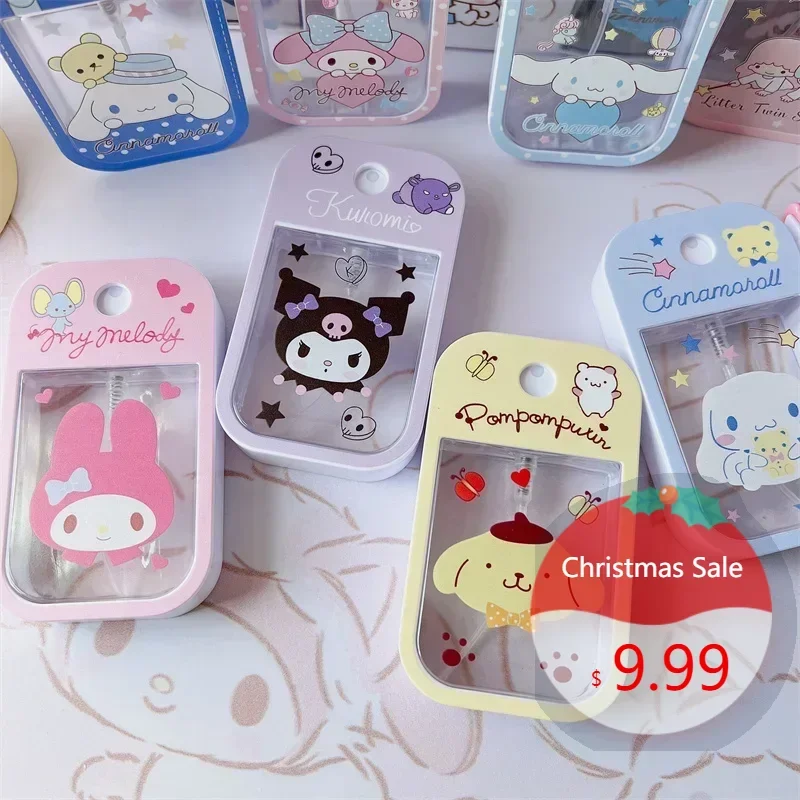 45MLSanrio Peripheral Plastic Dispensed Spray Bottle Kawaii HelloKitty Cinnamoroll My Melody ABS Anime Travel Portable Girl Gift