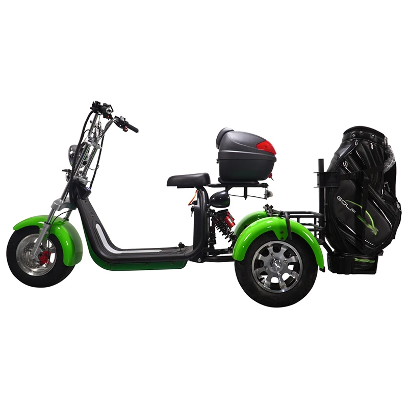 Golf Cart DOT Three Wheel Electric Bikes Scooters 2000W/1500W High Speed Electric Scooter Adult For Sale