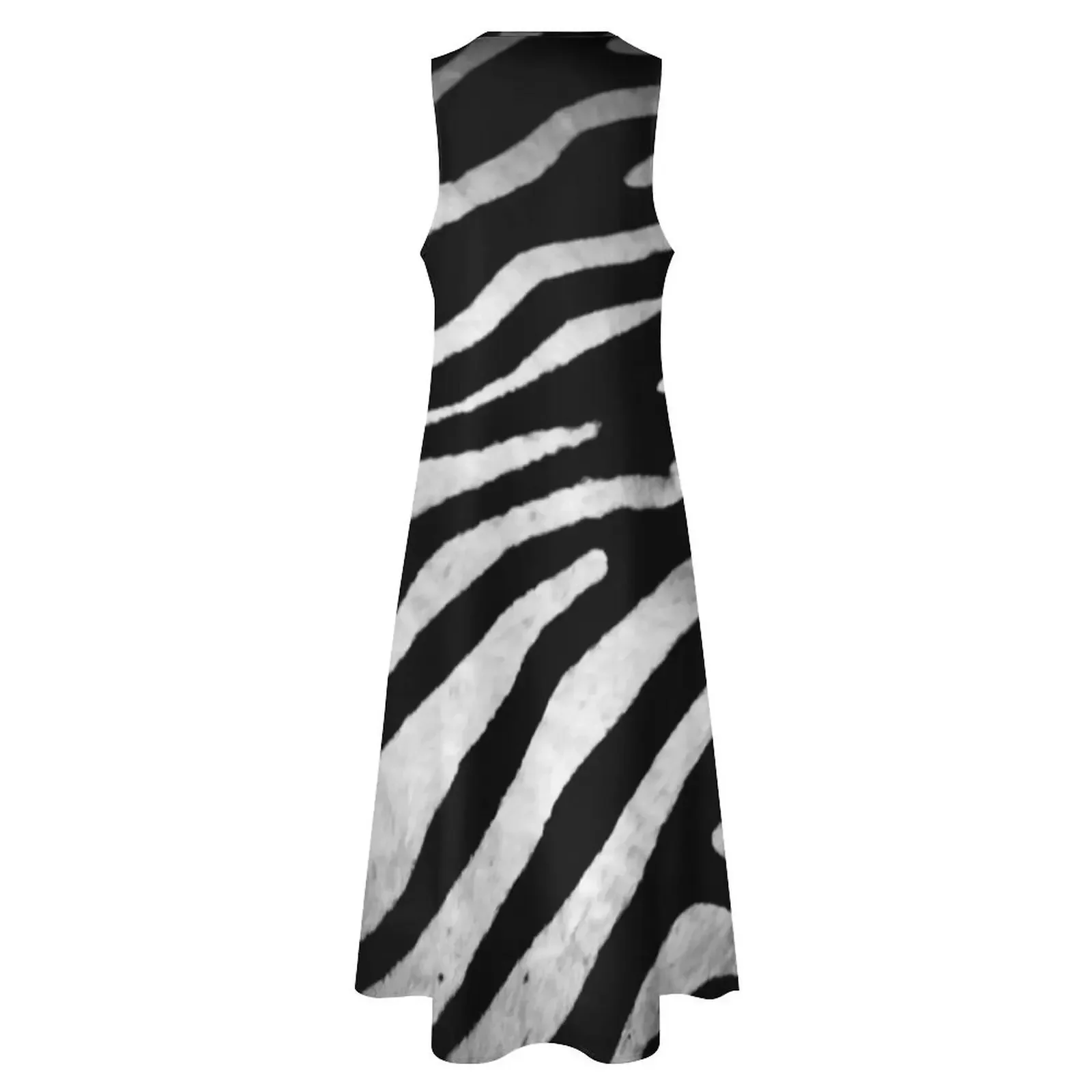 เดรสยาวลายม้าลาย ชุดเดรสฤดูร้อนสำหรับผู้หญิง ปี 2025 ชุดเดรสออกงานสำหรับผู้หญิง ปี 2025 เสื้อผ้า ชุดเดรส