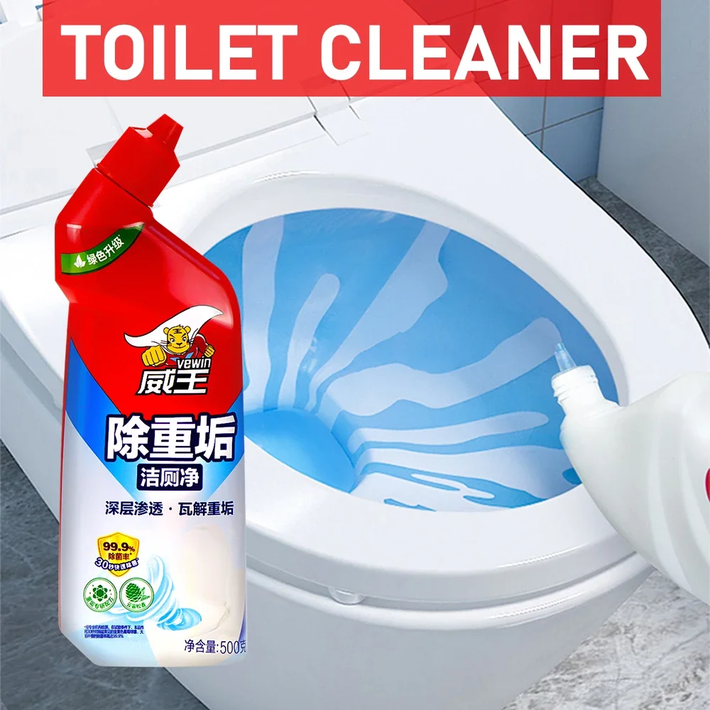 Scrubbing Bubbles Toilet Bowl Cleaner Power Stain Destroyer Removes Limescale Hard Water Stains Rainshower Scent Toilet Cleaner