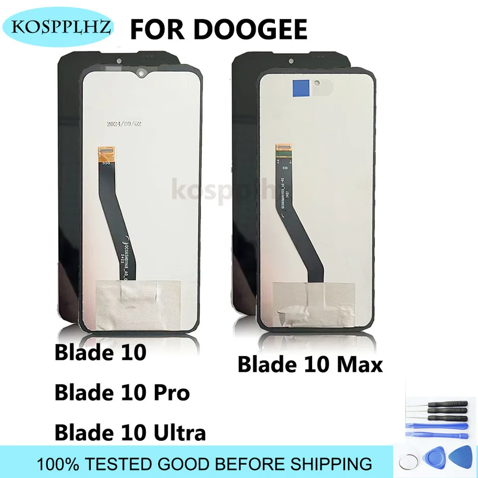 Para Doogee Blade 10 Pro Blade10 Blade 10 ULTRA BLADE 10 MAX Pantalla LCD con táctil y sensor de vidrio, reemplazo