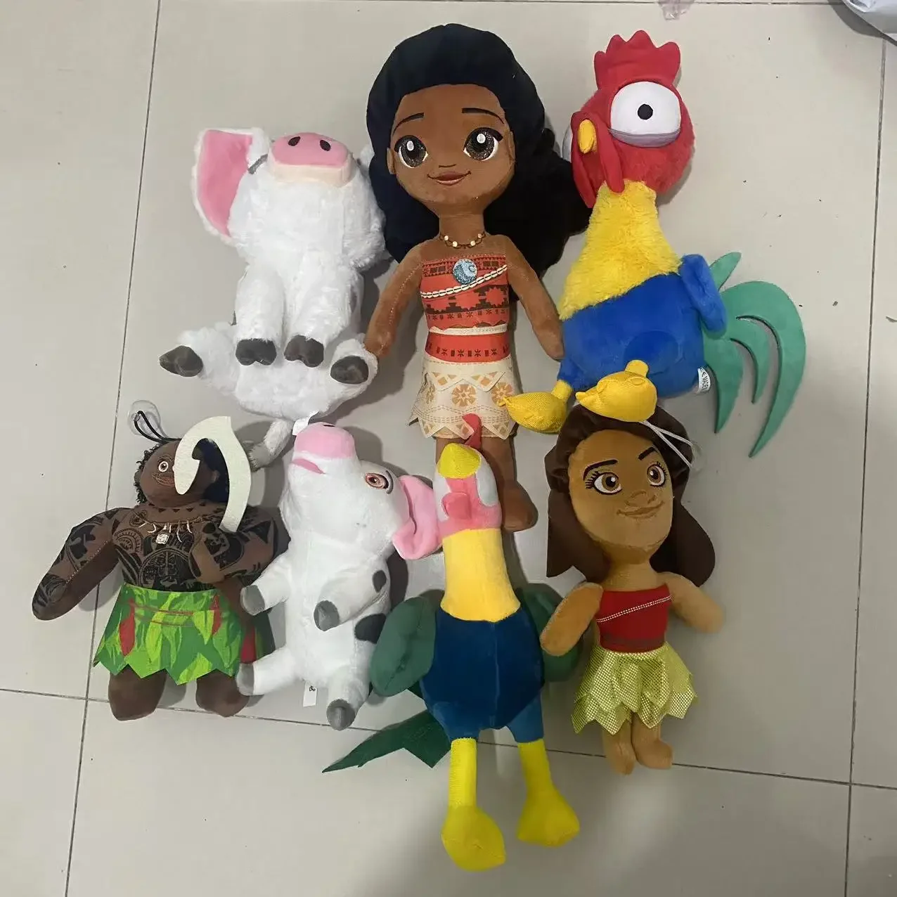 New Moana Moive Plush Pet Pig Pua Maui Heihei Stuffed Animals Cute Pepa Cartoon Plush Toy Dolls Toys for Children Gifts Custom