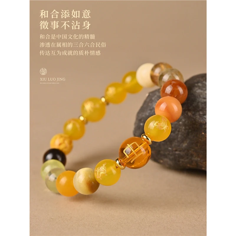 -Respecting Bracelet with Earth, Three- and Six-Combination, Five Elements Green P