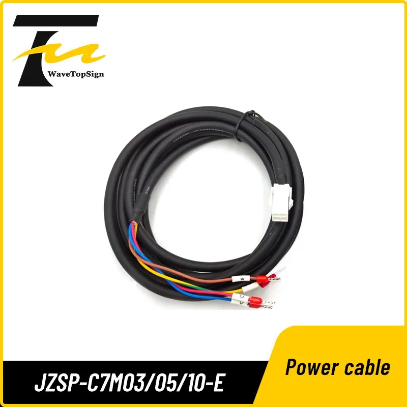 wavetopsign Servo Motor Power Cable JZSP-C7M03-E JZSP-C7M05-E 3M 5M 10M for Yaskawa 7-Series SGM7J