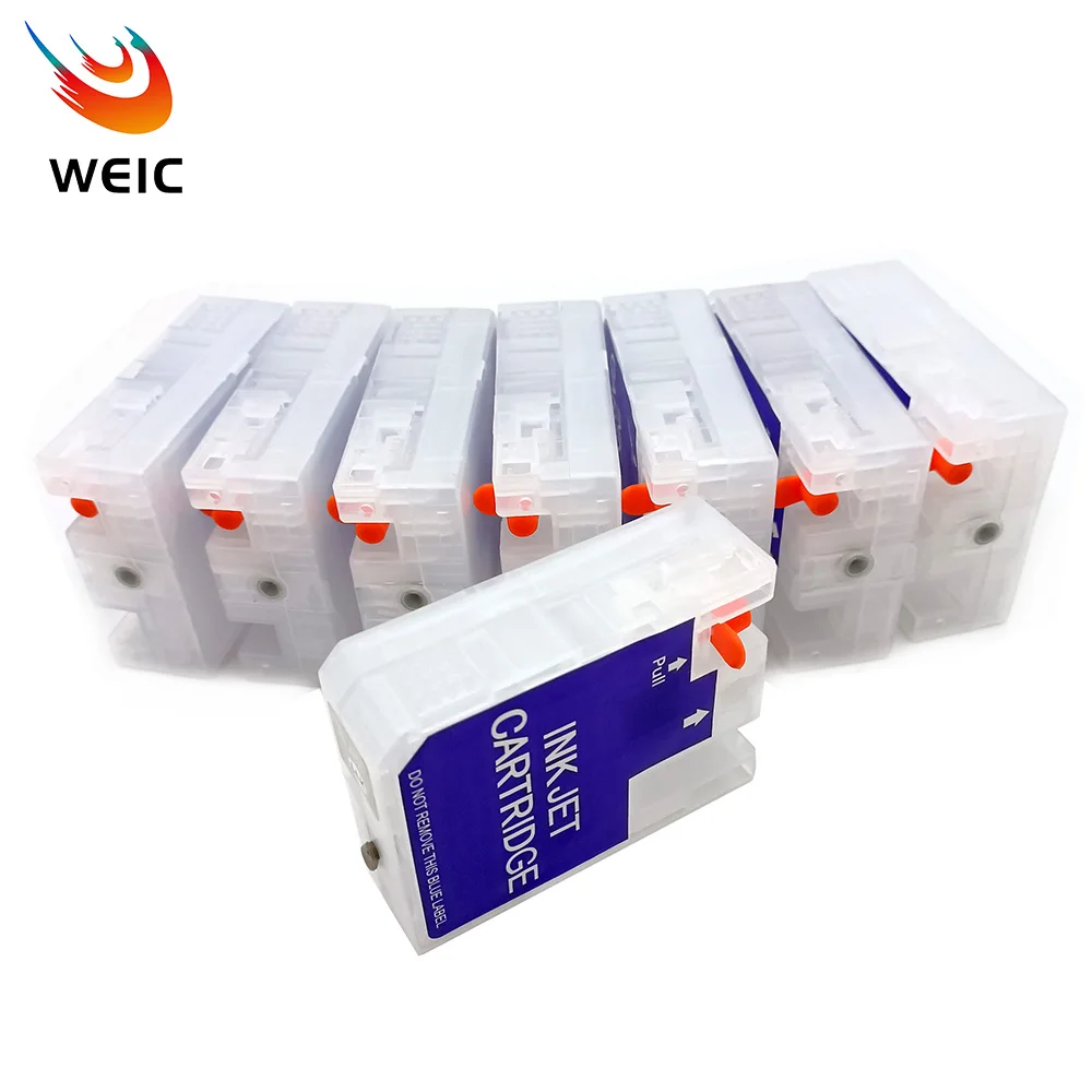 85 T8501-T8509 Empty Refill Ink Cartridge for Epson SureColor P800 SC-P800 Printers No Chip