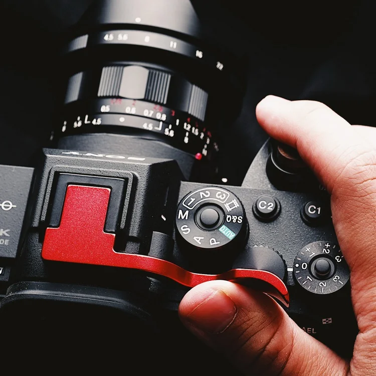 ホットシューサポートアダプター,アルミニウム製,Sony ILCE-7RM4 a7riv a7r4 a7rm4カメラ用