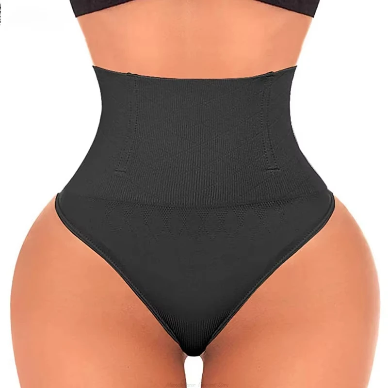 

Women's High Waist Thong Shapewear - Tummy Control Butt Lifting Panties, Sexy Waist Trainer Briefs for Slimming & Body Shaping