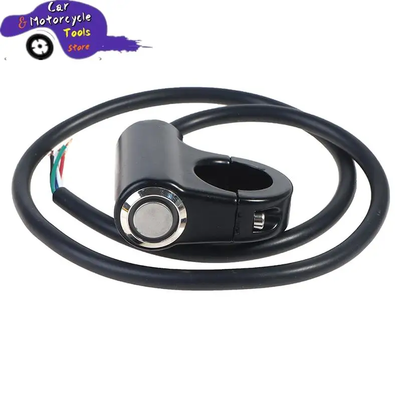 

22MM Aluminum Alloy Motorcycle Switch Handlebar Fog Light Motorbike Horn Push Turn Signal Button Waterproof Switches Start 12V