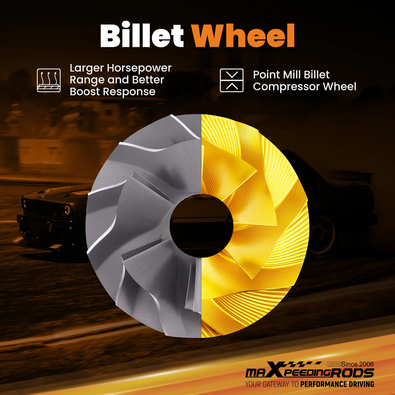 

Турбокомпрессор Billet 0.72AR 84 Trim V-Band 660 л.с. универсальный для двигателей 1.4-3.0 л.