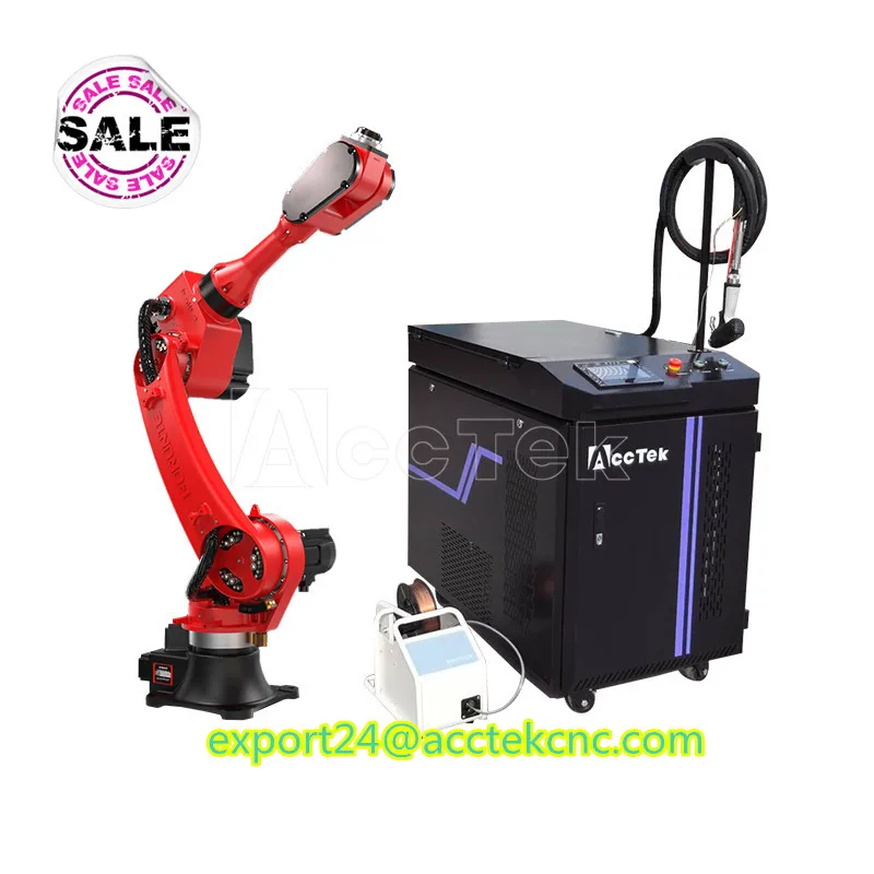 Industrial Welding Robot Fiber Laser Welding Machine 2000 Watt 6 Axis Welding Robot Laser Welding Machine For Mold Repair