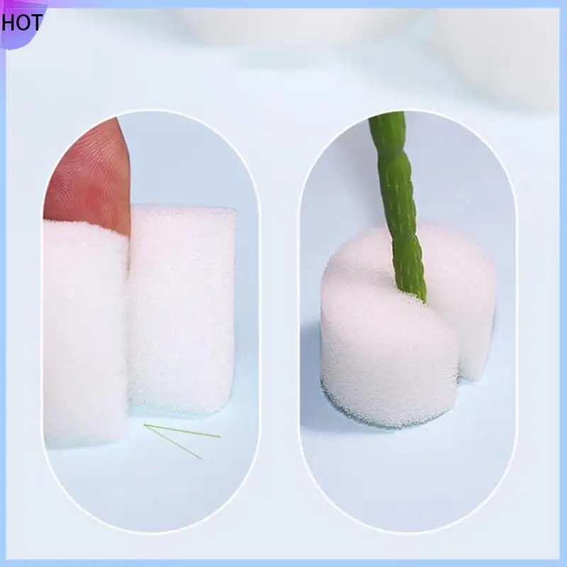 

B45C Hydroponic Gardening Tools White Vegetable Planting Sponge Seedling Planting Sponge 50Mmx30mm