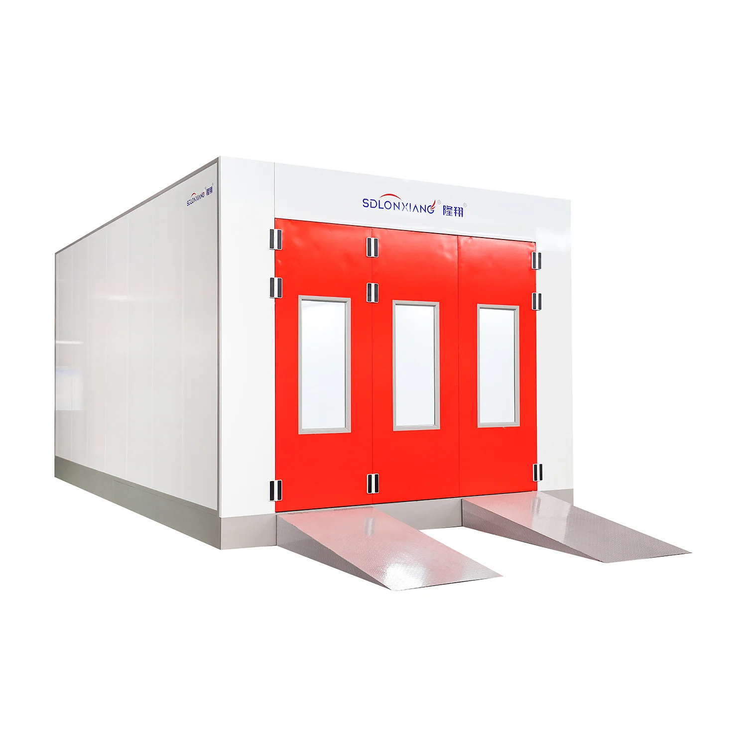 Factory Hot Selling Longxiang LX-D2 Spray Paint Booth With Electric Heating LED Lighting Centrifugal Fans