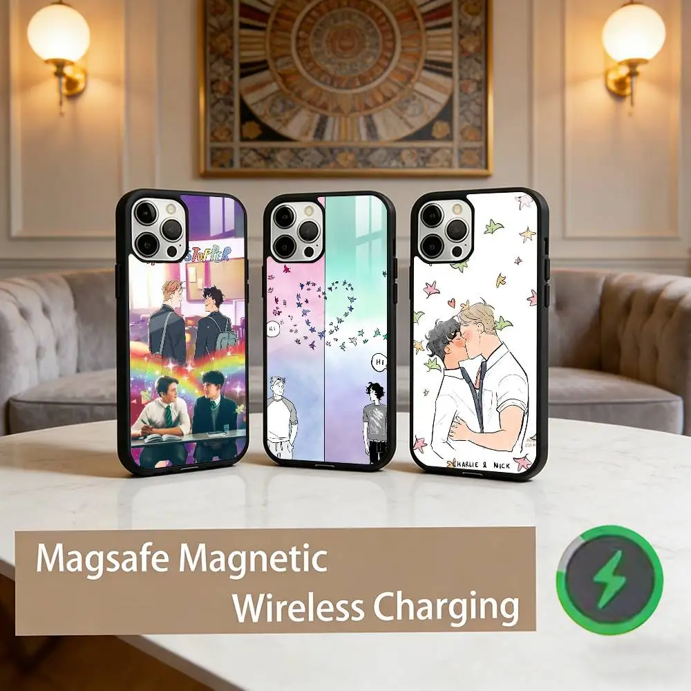 

H-Heartstoppers-Nicks-Nelson Phone Case For iPhone17,16,15,14,13,12,11 Plus,Pro Max Magnetic For Magsafe Wireless Charging