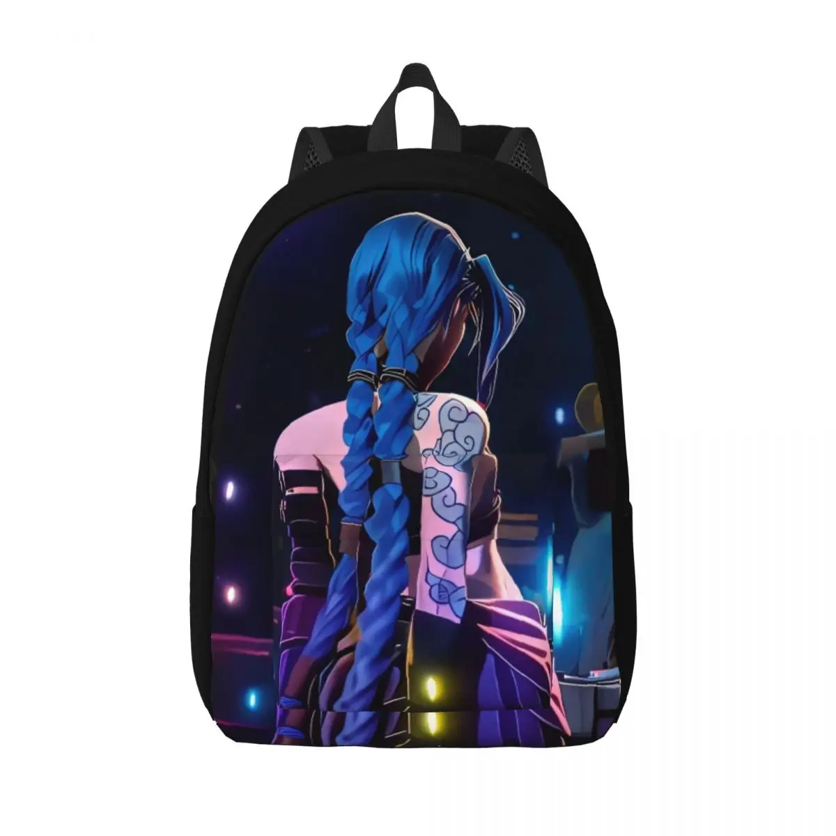 

Jinx Arcane Jinx Baobao Backpack for Men Women Cool High School Business Daypack Laptop Computer Canvas Bags Outdoor