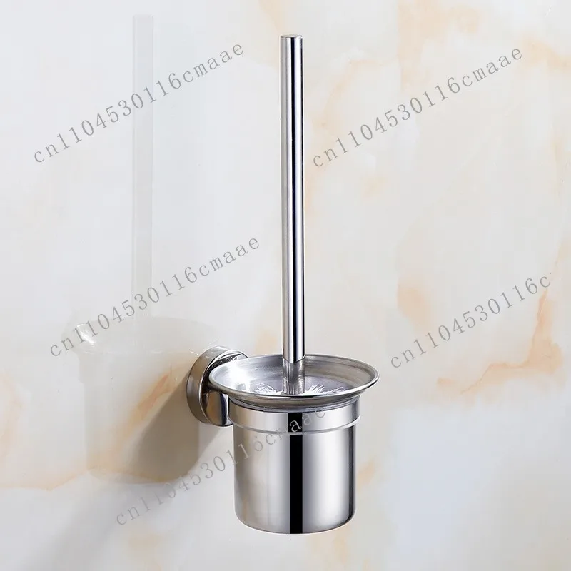 Toilet toilet brush rack set 304 stainless steel no dead ends with base hanging cleaning brush wholesale