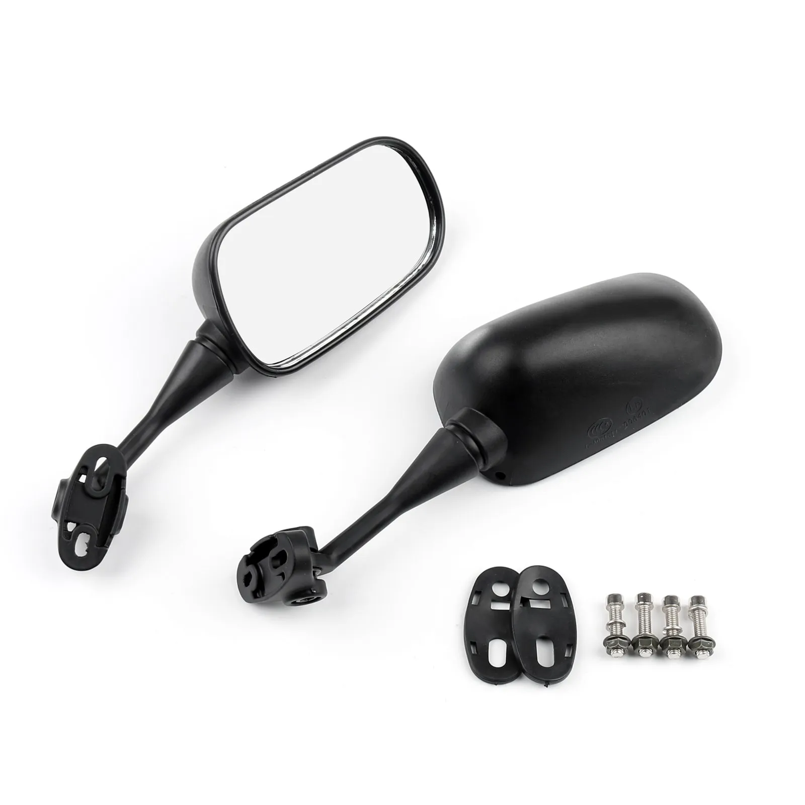 Pair Motorcycle Rear view Mirrors for Honda VTR1000 98-06 CBR600 CBR600F4i 01-07