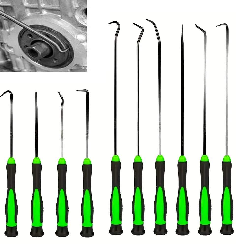 

10 Pcs Car Oil Seal Screwdriver Set Hose Removal Hook Set O Seal Gasket Puller Remover Pick Hooks Repair Tools