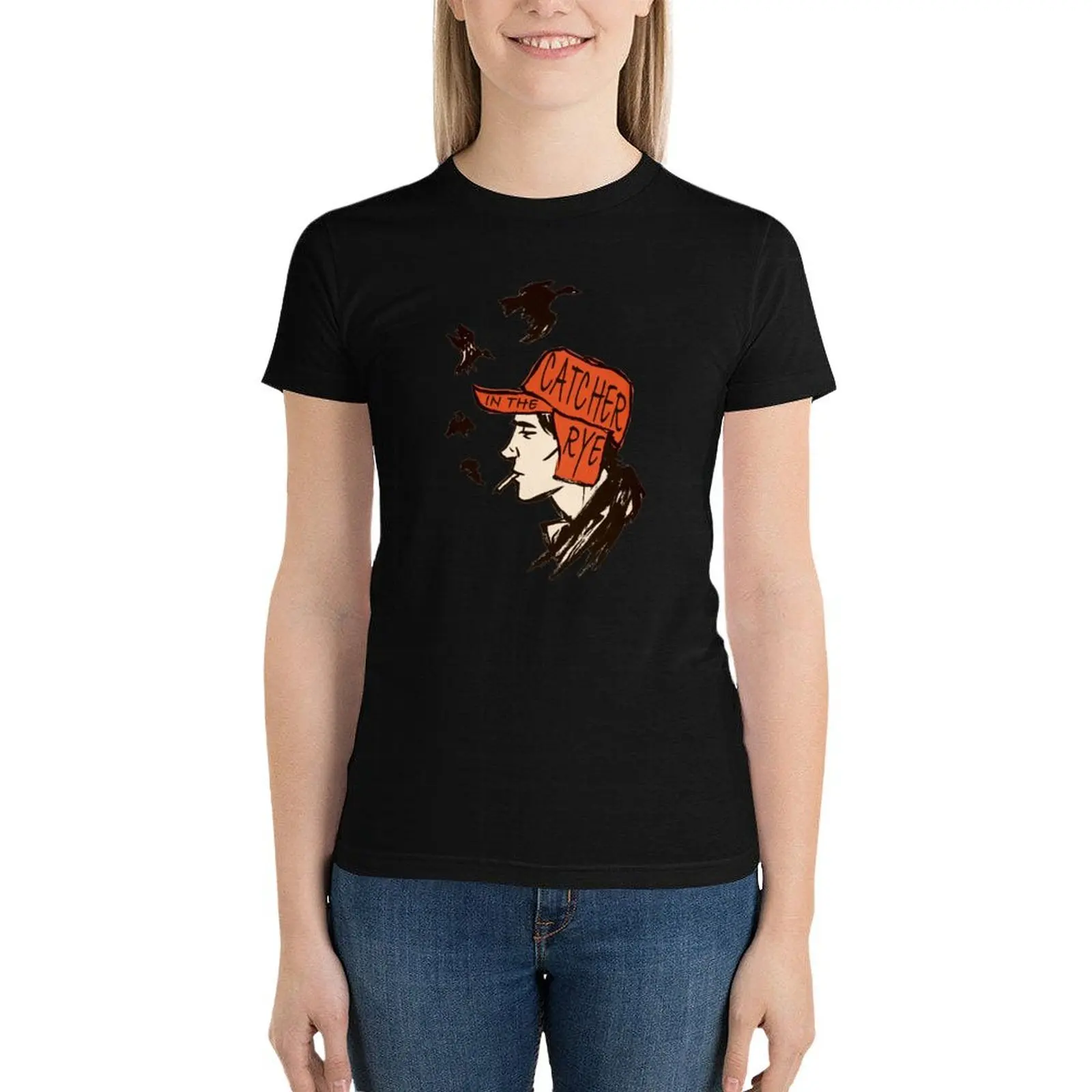 

Holden Caulfield, Catcher In The Rye T-Shirt kawaii clothes animal print shirt for girls t-shirt dress for Women plus size sexy