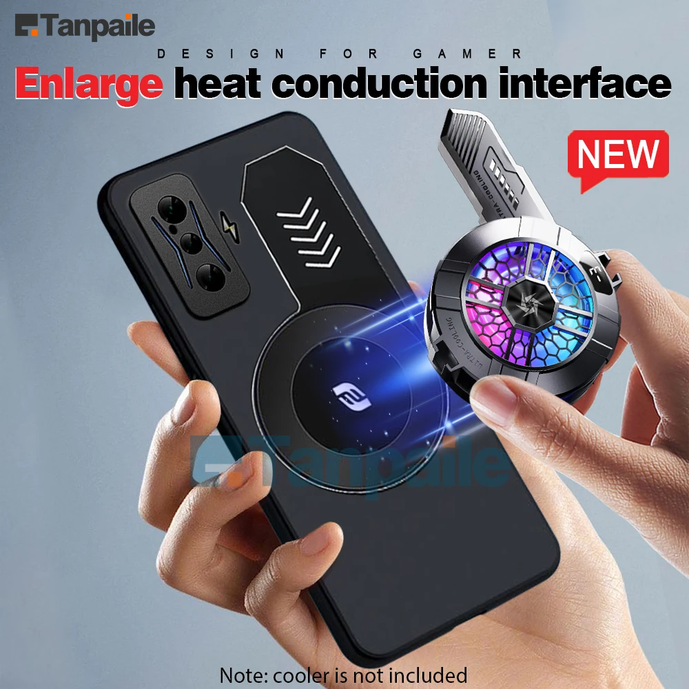 Funda de refrigeración para Redmi K40 Gaming/POCO F3 GT, Funda para K50 Gaming/POCO F4 GT, Funda de silicona suave a prueba de golpes para juegos