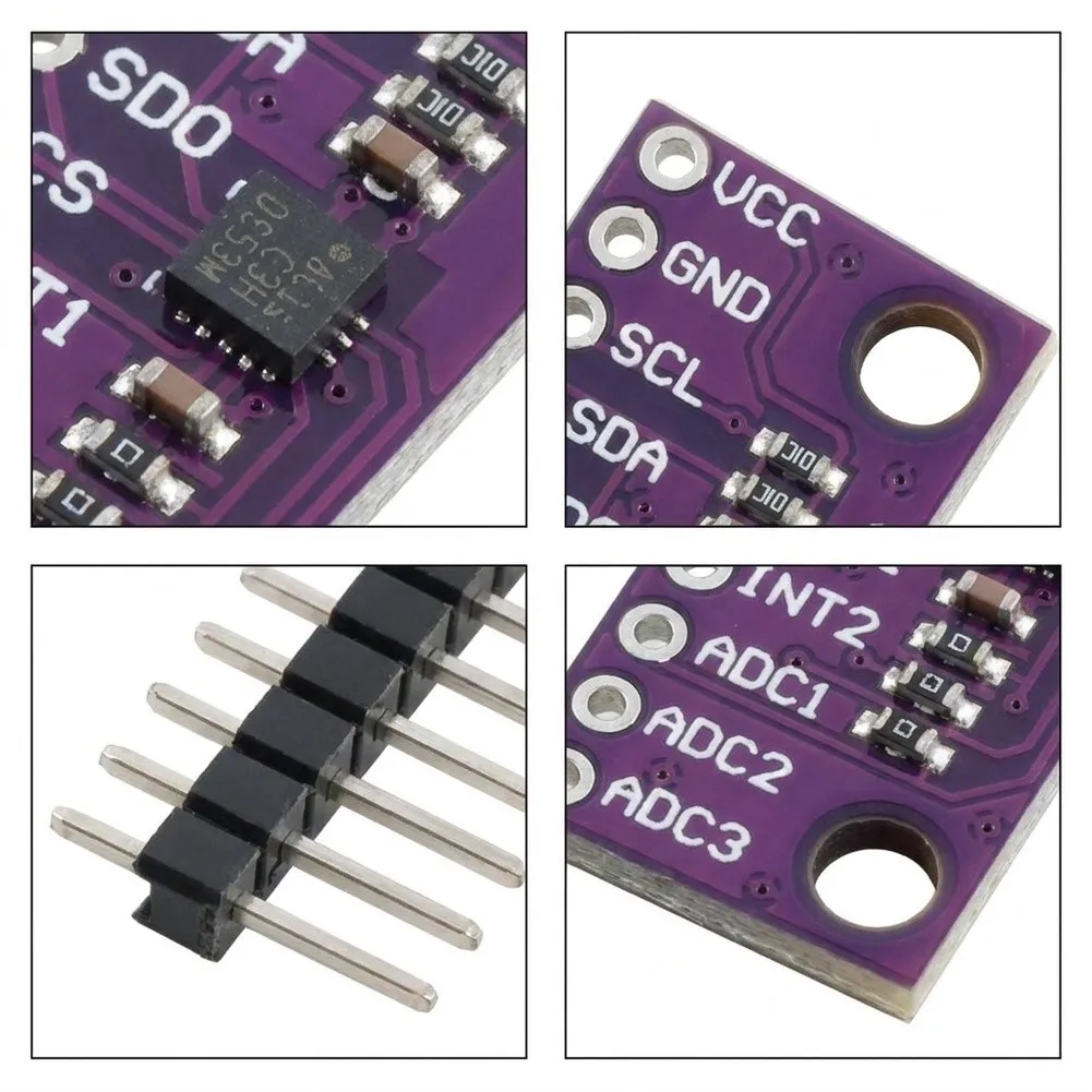 10pcs LIS3DH Triaxial Accelerometer Module for IoT Wearable Devices Robotics Fitness Trackers Industrial Automation