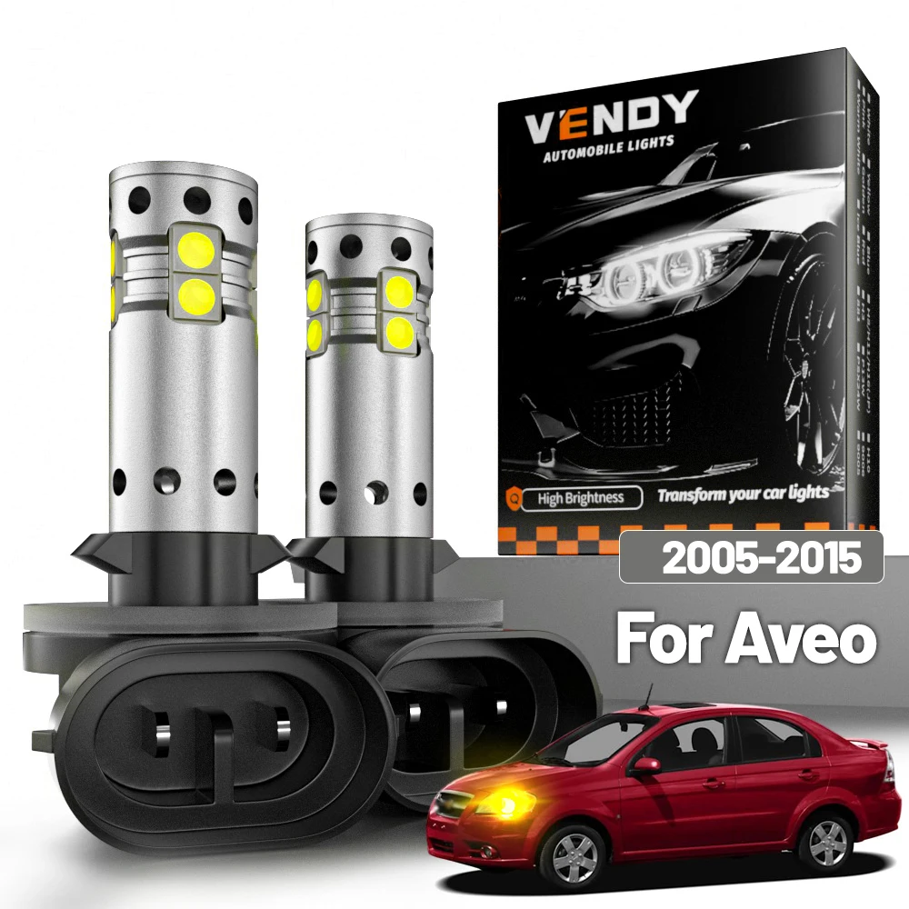 2pcs LED Fog Light For Chevrolet Aveo 2005-2015 2006 2007 2008 2009 2010 2011 2012 2013 2014 Canbus Accessories