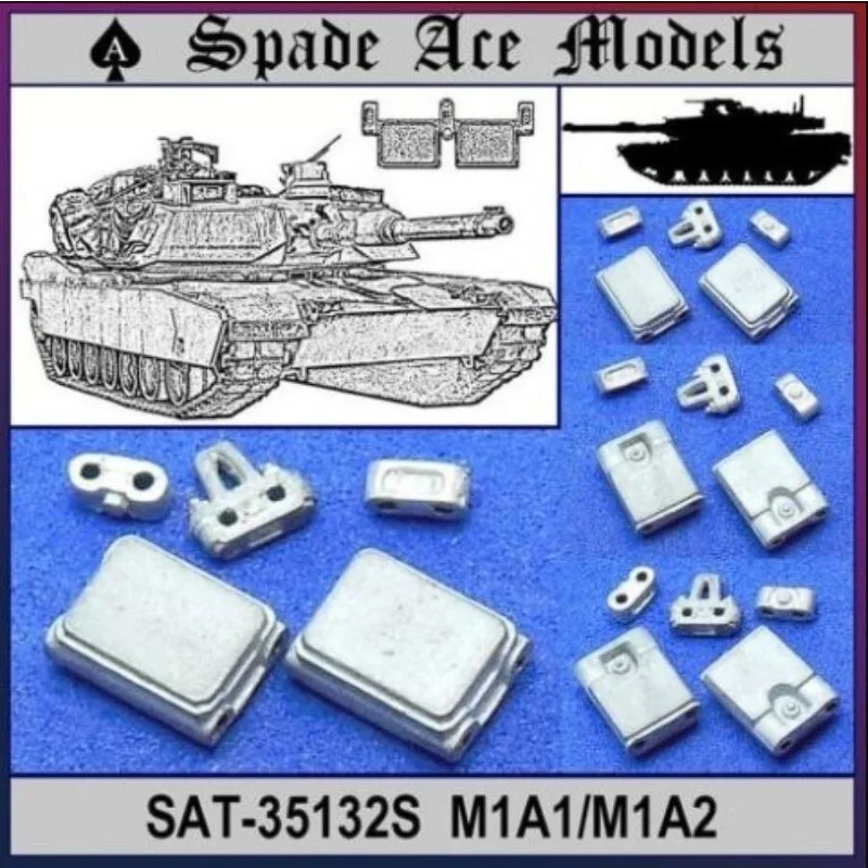 Spade Ace รุ่น SAT-35132S 1/35เรา M1 Abrams รางโลหะ