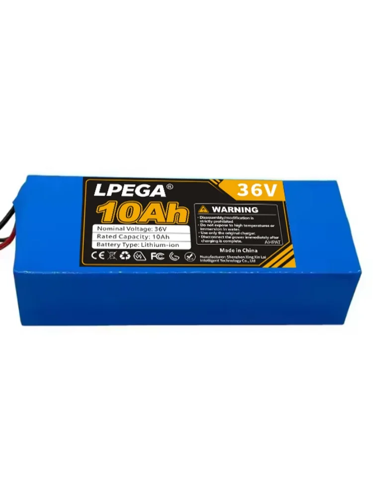 10S2P 21700 5C power lithium battery pack 36V 100% 10.0Ah rechargeable 500W for electric scooters, bicycles, motorcycles