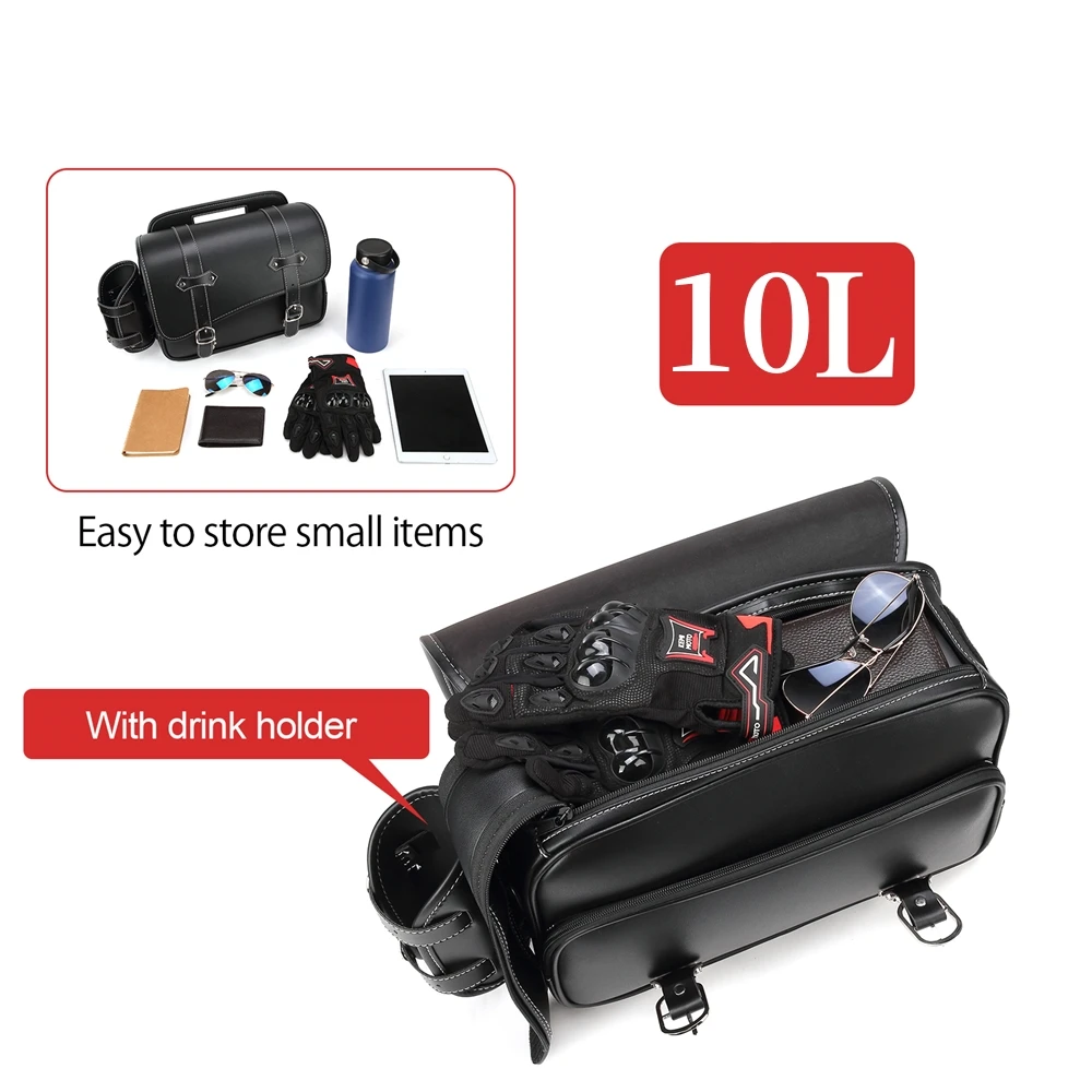 Motorcycle Saddlebag For Honda Rebel 500 CMX500 Waterproof  Side Bag Tool Bag For Rebel 250 350 1100 For BRIXTON CROSSFIRE 500