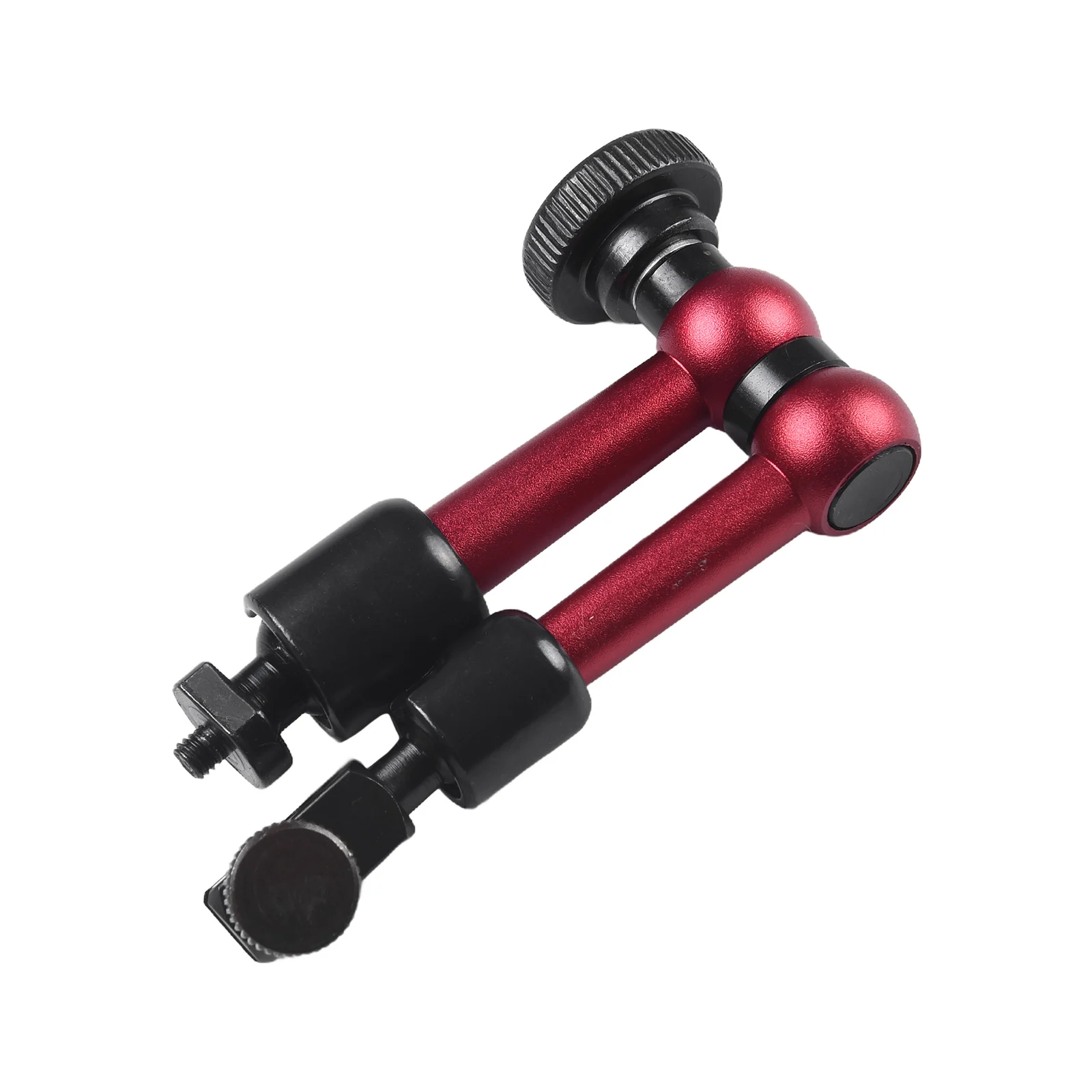 Holder Stand Indicator Bracket Indicator Magnetic Red Aluminum Alloy Base Gauge Magnetic Holder Stand Indicator