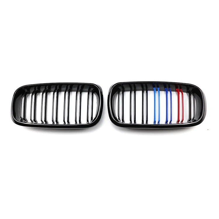 

M Color Double Slat Line Grill Bumper Grill ABS Kindly Grill for Bmw X5/X6 F15 2015 2016 2017 2018