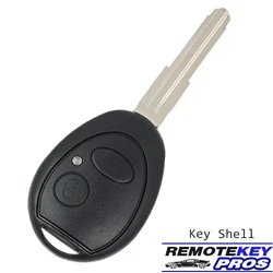 DIYKEY 2 pulsanti chiave a distanza Shell Case per Land Rover Discovery Range 1999 2000 2001 2002 2003 2004