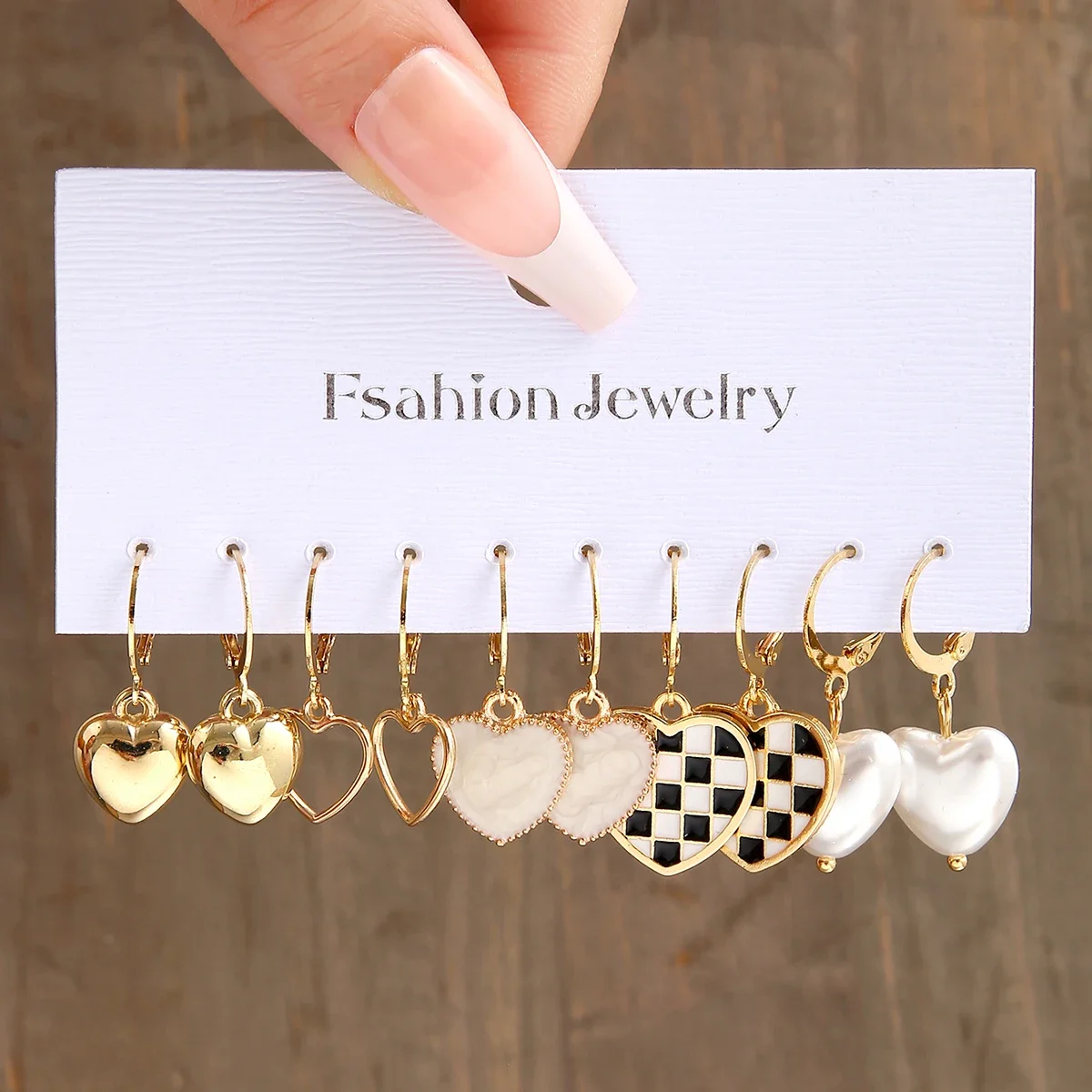 Fashion Geometric Metal Women\'s Earrings Set Boho Butterfly Pearl Dangle Earrings For Women Party Jewelry Gifts