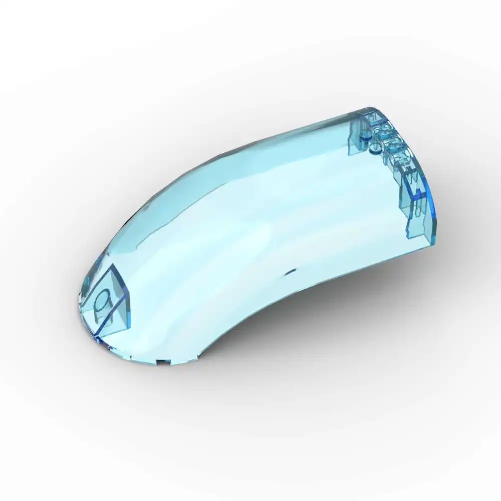 

MOC, 1 шт., часть кирпича 16477, набор строительных блоков для ветрового стекла, 16x8x6, изогнутые с 3-контактными отверстиями, игрушки-головоломки с частицами, подарки на день рождения для детей