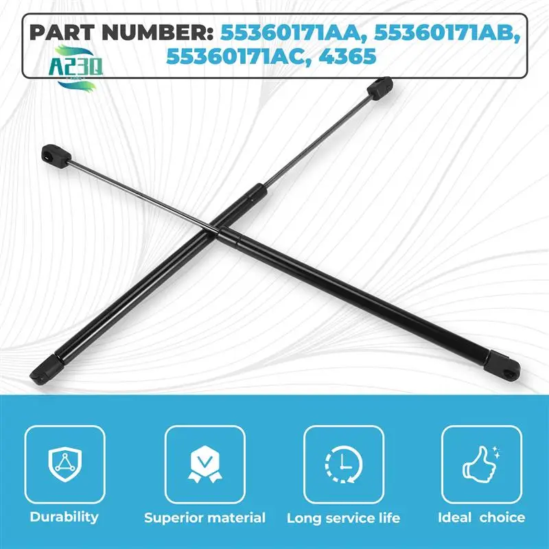 

A23Q-2 шт. опоры для подъема окон, стойки 55360171Aa 55360171Ab 55360171Ac 4365 для Jeep Liberty Kj 2002 2003 2004 2005 2006 2007