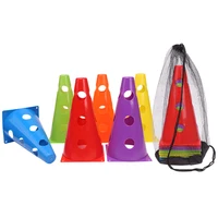 12PCS 18PCS 24PCS 30PCS 36PCS Conos de marca duraderos Entrenamiento de agilidad de fútbol Deporte con agujero