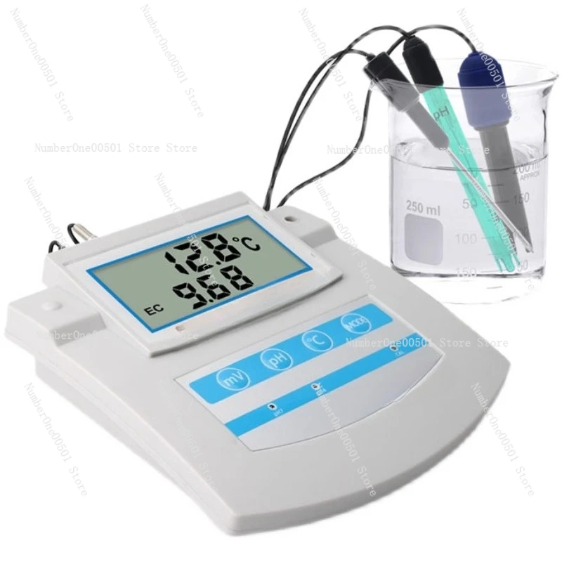 

​​Digital Benchtop pH Meter with TDS EC CF ORP Multi Parameter Water Quality Tester for Lab Aquaculture Wastewater Analysis​