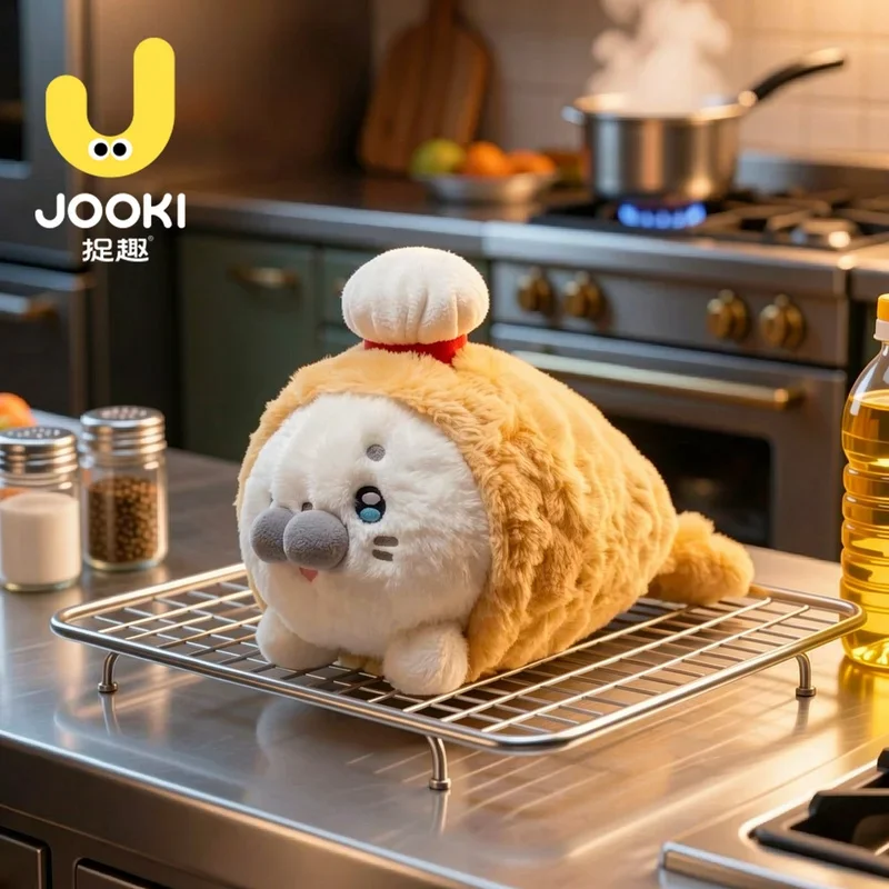 Chef Seal Plush Doll Soft Fluffy Bakery Sea Lion Stuffed Toy Kitchen Home Decor  Holiday for Gifts.