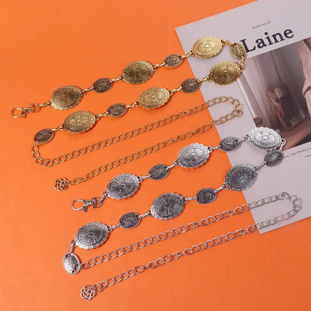 

Belly Chain Bohemian Waist Chains Ethnic Style Metal Dress Belt Chains Waistband Jewelry Tassel Body Chain Dance Performance