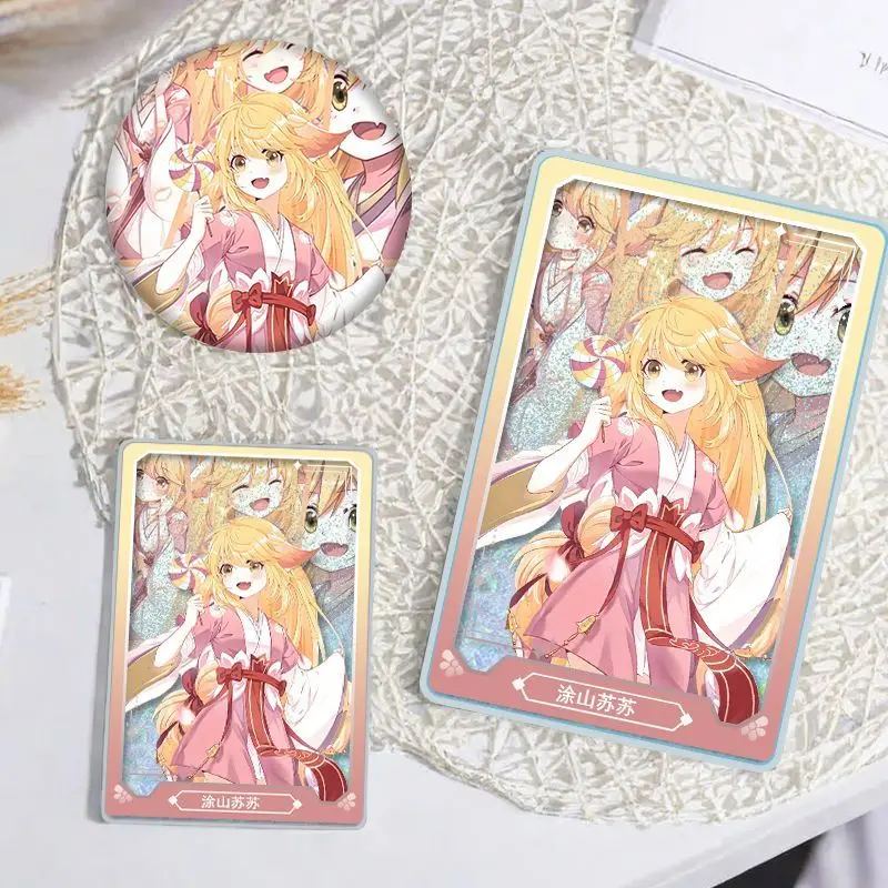 

Новый Fox Spirit Matchmaker, товары в стиле аниме, значок Tushan Susu и песок - струящийся орнамент, сумка, подвеска, игрушки, подарки для фанатов